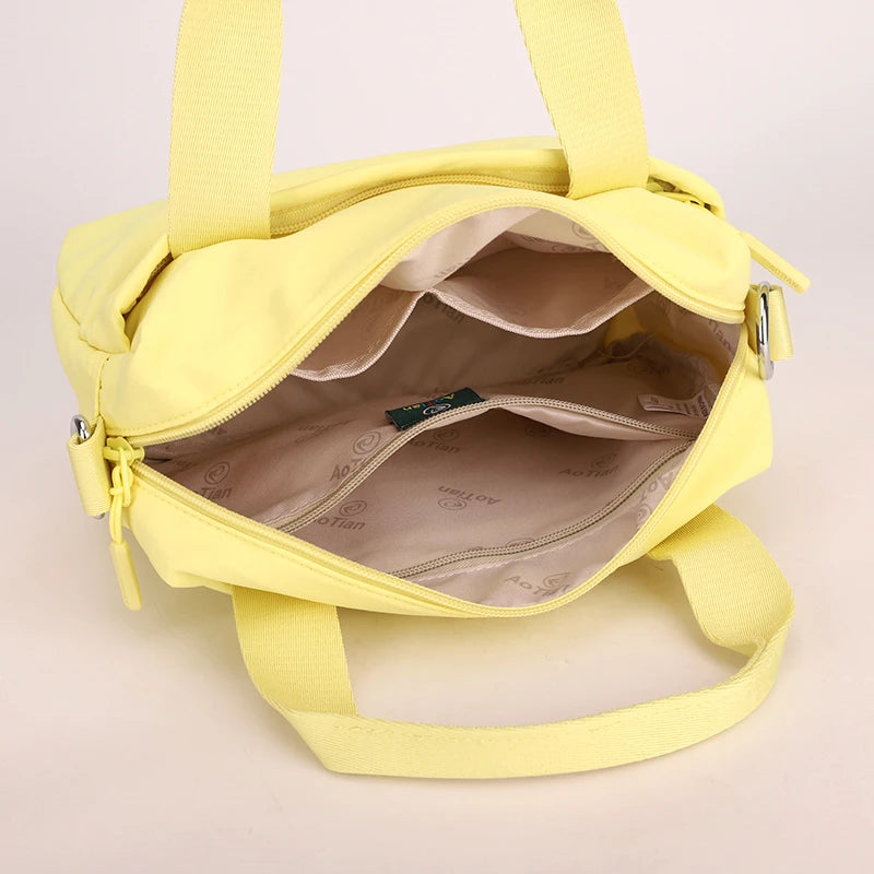 Lightweight Women's Tote Bag Casual Design Women's Shoulder Bag Oxford Fabric Travel & Outings Multi-Functional Handbag