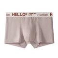 Underwear Man 2025 Briefs mid-waist loose XXXXL underpants hello letter summer confortable men's boxer brief