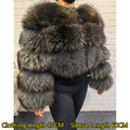 2025 Maomaokong Super Hot Winter Women Luxury Thick Real Raccoon Fur Coat Natural Fox Fur Jacket Plus Size Jackets Female Vest