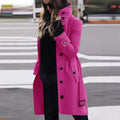 Slim Fit Wool Blend Women's Coat