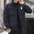 2026 Model Men's Windproof Cotton Jacket, Outdoor Casual Style with Zipper, Suitable for Autumn and Winter, M - 5XL Sizes
