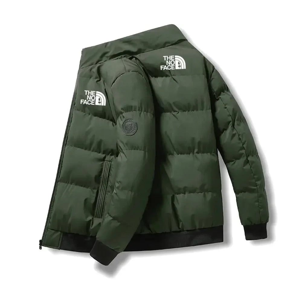 2025 Cotton-padded Coat Autumn and Winter Korean Thickened Down Cotton-padded Coat Short Style Cotton-padded Jacket Men's Collar