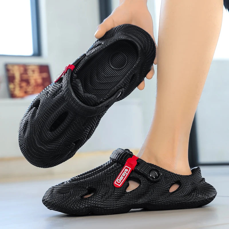 Baotou Slippers for Men and Women 2025 New Summer Outdoor Wear Non-Slip Anti-Odor Sports Beach Dual-Use Sandals and Slippers